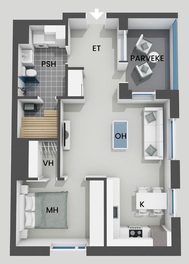 2Ndhomes Tampere "Kanava" Apartment - 1Br Apt With Sauna & Balcony Zewnętrze zdjęcie